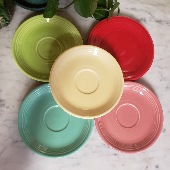 Fiestaware Dining Fieataware Saucers Replacements For Tea Cups And